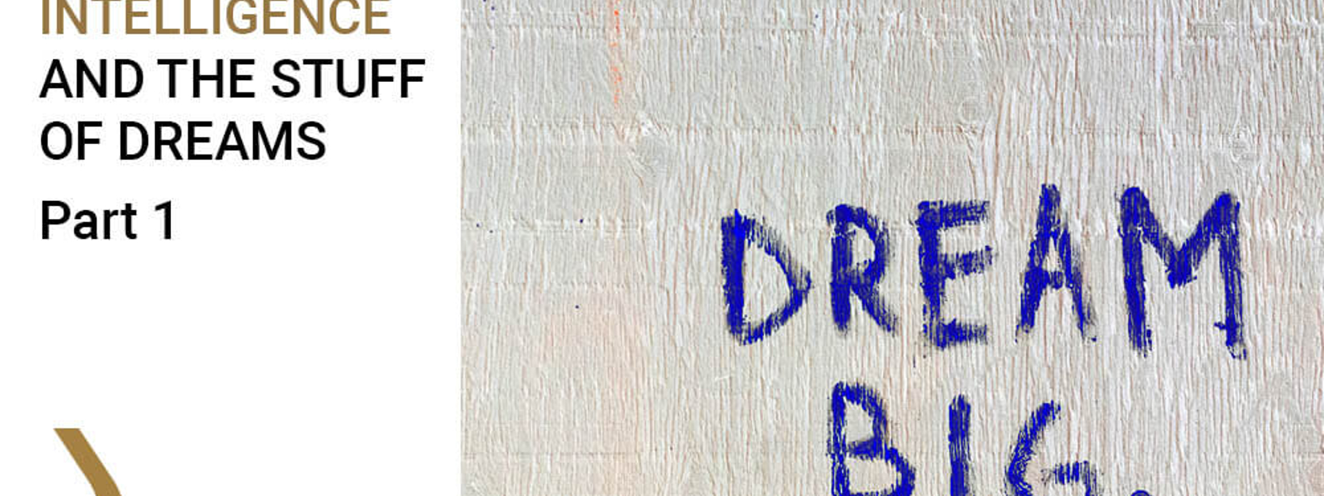 BI And The Stuff Of Dreams Part 1